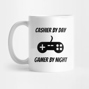 Cashier By Day Gamer By Night Mug